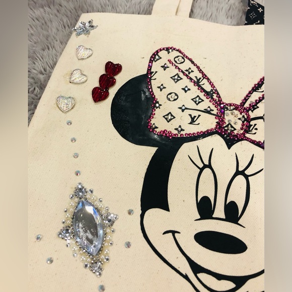 🌺DESIGNER INSPIRED HANDMADE TOTE BAG💞PLEASE READ DESCRIPTION🌺 - Picture 9 of 13